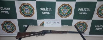 Agressor da companheria tem arma apreendida pela DEAM de Campos