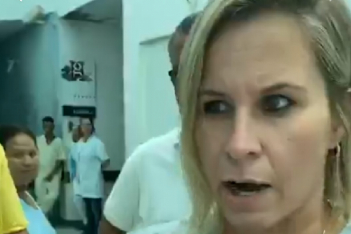 Deputada Federal vice-líder do governo Bolsonaro vistoria hospitais de Campos a ameaça chamar polícia 