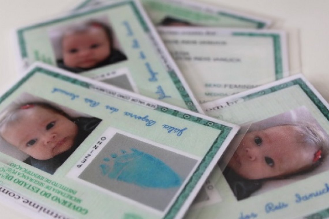 Crianças a partir de um mês de vida podem tirar a carteira de identidade em Campos 