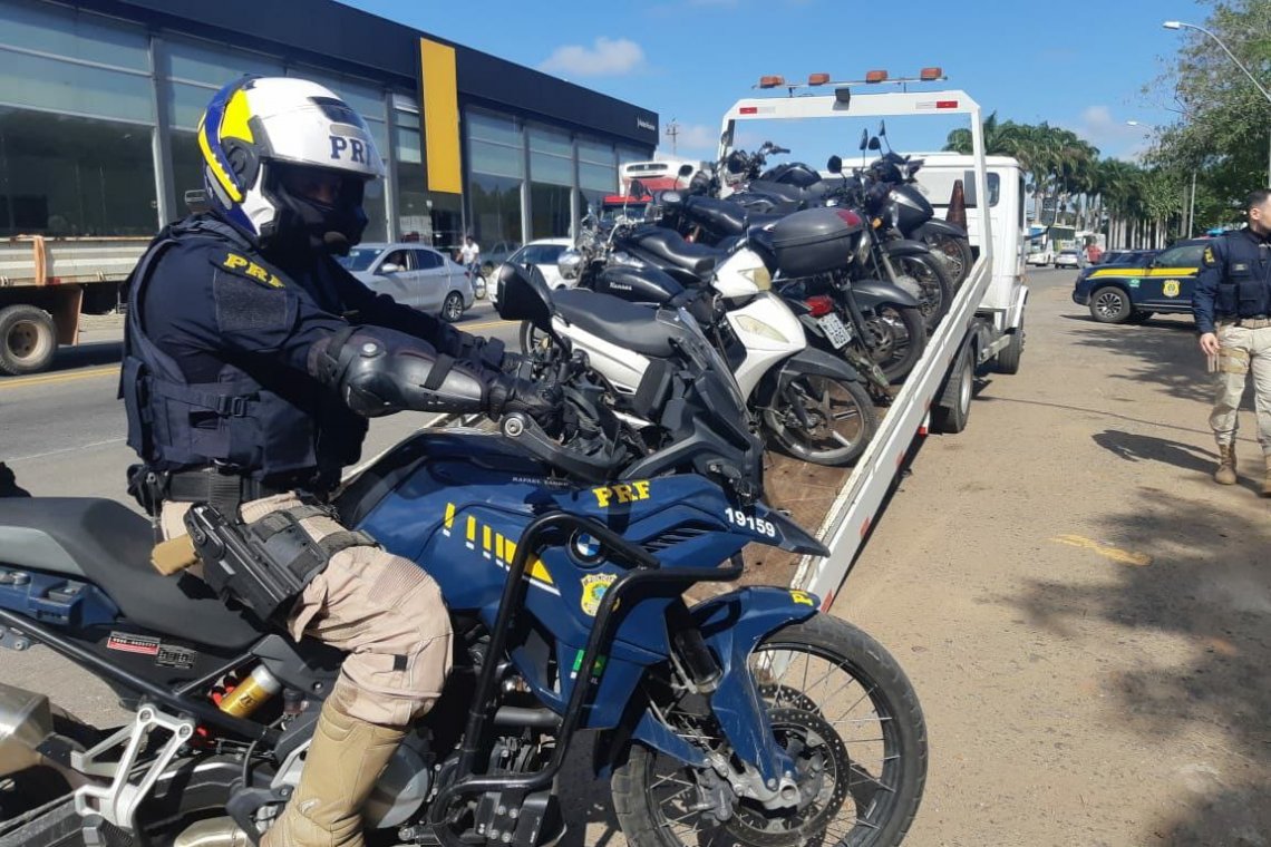 Polícia Rodoviária Federal fecha o cerco contra motos irregulares em Campos 
