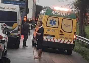 Grave acidente na BR-101 deixa dois mortos, entre eles um bebê