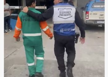 Trabalhador da limpeza pública é preso depois de ameaçar a ex no Centro de Campos