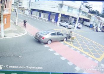 Estacionar carros na calçada e pilotar motos sem capacete são as maiores infrações de trânsito em Campos