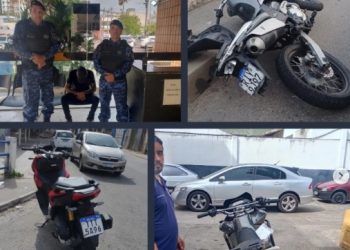 Embriagados, motociclistas são presos ao furarem bloqueio da Guarda em Campos