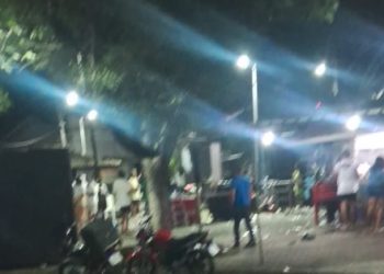 Mulher é baleada em pagode em Campos