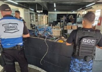 Trio é preso por furto e dano ao patrimônio público em Campos