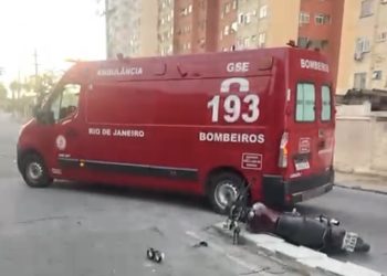 Motociclista morre ao cair de moto em Campos