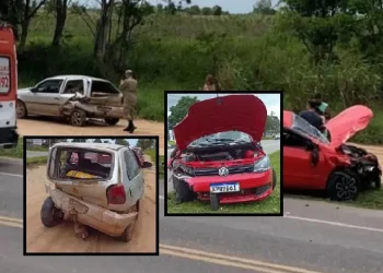 Acidente em São Francisco envolvendo carro parado em acostamento deixa um ferido