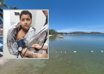 Menino de 10 anos passa mais de oito horas à deriva em caiaque na Região dos Lagos