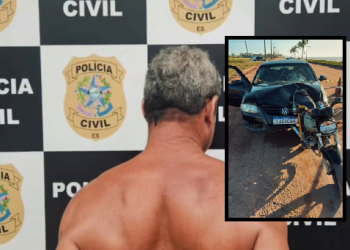 Marido que atropelou e matou a mulher por ciúmes na praia de Farol é preso no ES