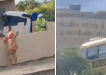Motorista de carreta morre após colidir contra igreja na BR-101, em Campos