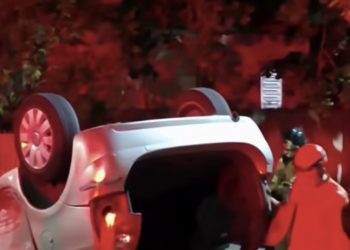 Motorista fica ferido em grave acidente no Centro de Campos