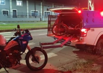 Polícia Militar prende ladrão por furto de guarda-corpo em ciclovia de Campos