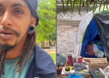 Homem que mora na Praça do Flamboyant, em Campos, atribui a “chamado divino”