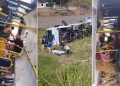 Moradores denunciam falta de manutenção após tombamento de micro-ônibus deixar 26 feridos em Campos