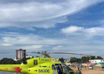 Operação especial mobiliza helicóptero em Campos para transporte urgente de coração