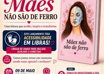 Escritora Ana Paula Pequeno lança o livro “Mães Não São de Ferro” em Campos