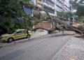Ventos de mais de 100 km/h provocam apagão e mobilizam equipes de emergência no Rio de Janeiro