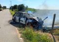 Avô e neta morrem carbonizados em grave acidente em Quissamã