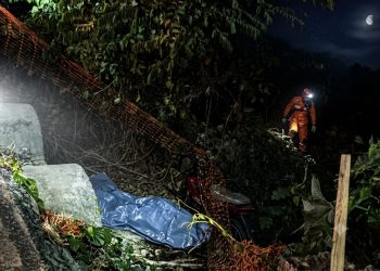 Motociclista morre ao perder o controle da moto e cair em valão de Campos