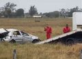 Motorista perde o controle de carro e capota na Campos-São João da Barra