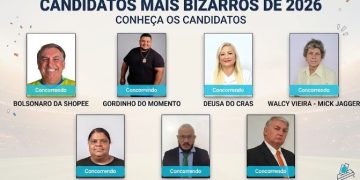 “Bolsonaro da Shopee”, “Zé Ninguém”, Mick Jagger, Trump e Deusa do CRAS. Conheça os candidatos mais bizarros de 2026