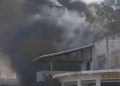 Casa pega fogo no Eldorado e assusta moradores