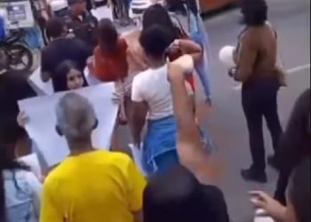 Boatos sobre transferência de presos de Campos geram protesto e paralisação no Centro de Campos