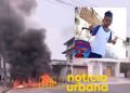 Moradores protestam em frente à delegacia de Guarus após morte de garoto por bala perdida