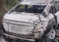Corpo carbonizado é encontrado dentro de carro em São João da Barra