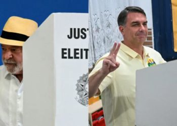 Flávio Bolsonaro e Lula disputarão segundo turno para a Presidência