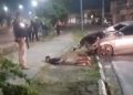 Motorista foge da PRF com Corolla roubado, bate em canteiro e acaba preso em Campos